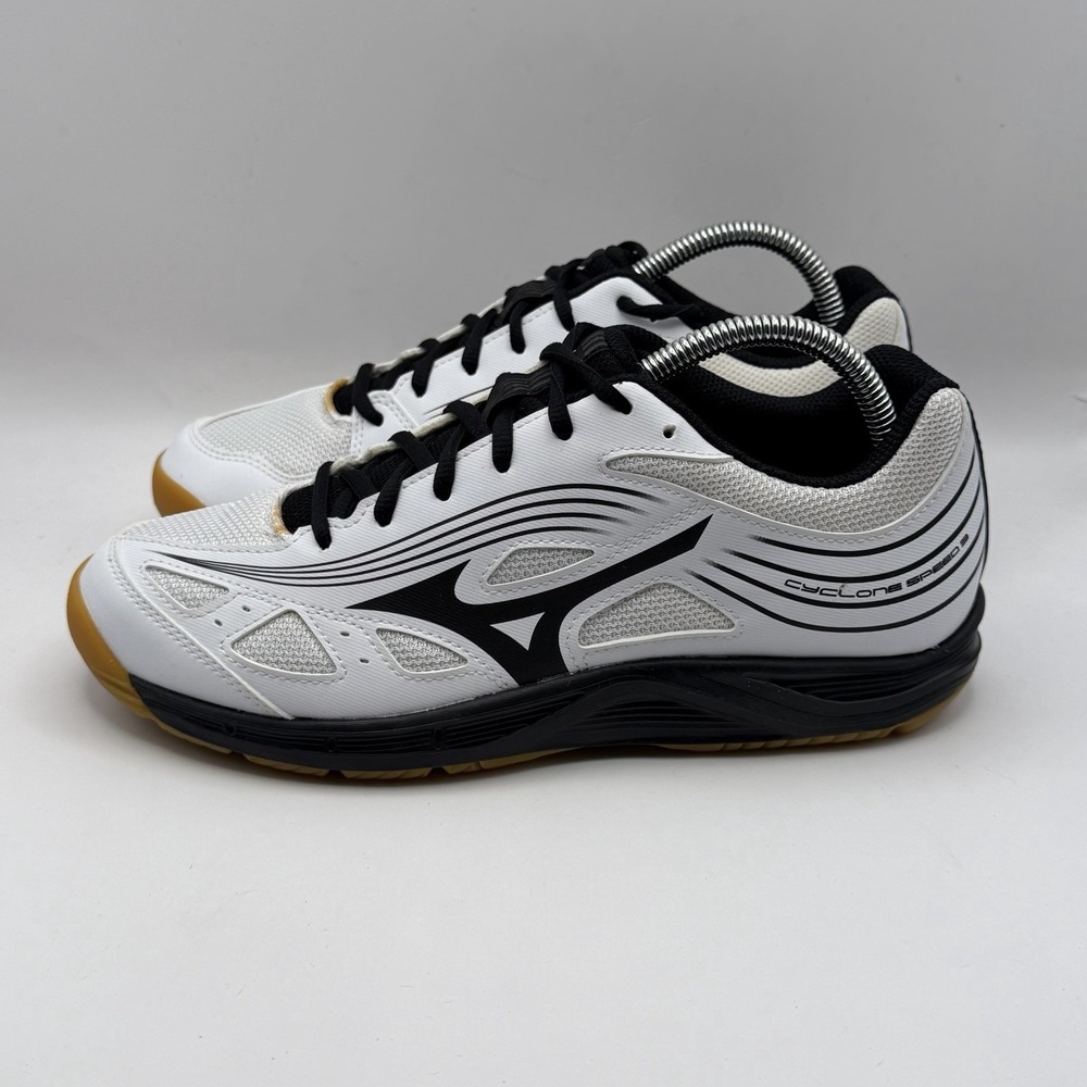 Mizuno Women's Cyclone Speed 3 Volleyball Shoe Size 9.5 New White/Black